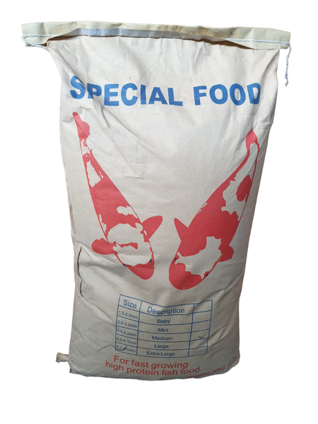 Koi Food - Pond Pellets - 20kg Medium
