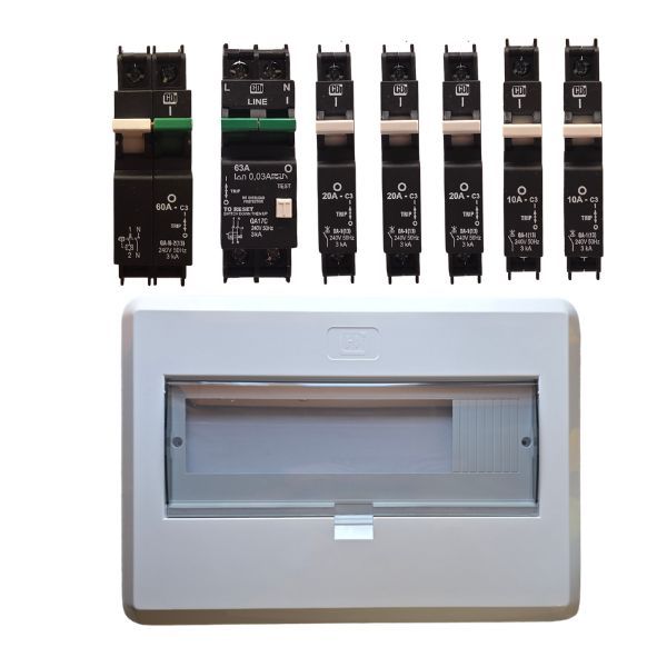 CBI 20 Way Flush DB Board Combo 2 - Samite Breakers Included