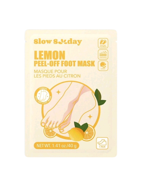 SlowSunday Lemon Glow Exfoliating Foot Peel Mask - Deep Callus Removal