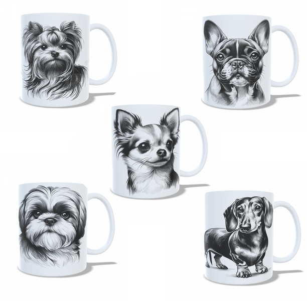 Collection of Small Dogs Mugs