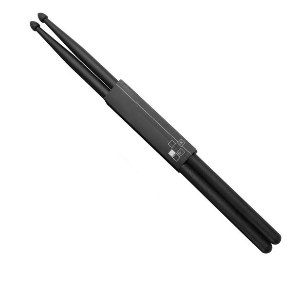 Premium Black Nylon Drum Sticks 5A Durable Non-Slip