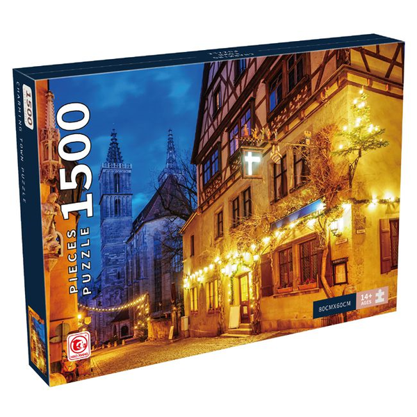 Pack Of 1500 Charming Town Jigsaw Puzzle Toy