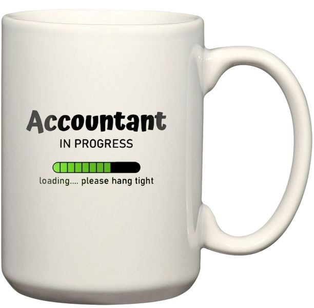 Accountant In Progress Birthday Christmas Coworker Graduate Gift Mug