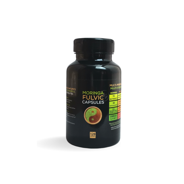 Moringa World - Moringa Leaf &amp; Fulvic Capsules (120)