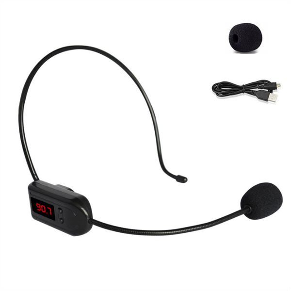 Portable FM Wireless Handsfree Headset Mic for Teaching, Lectures &amp; Meetings