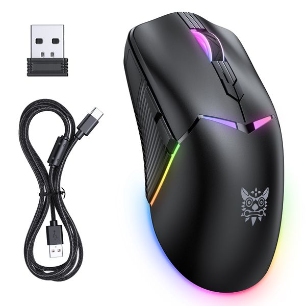 ONIKUMA CW928 Optical Wireless Tri-Mode Gaming Mouse - 12000 DPI
