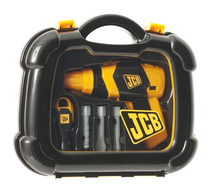 JCB Toy Tool Case &amp; Bo Drill