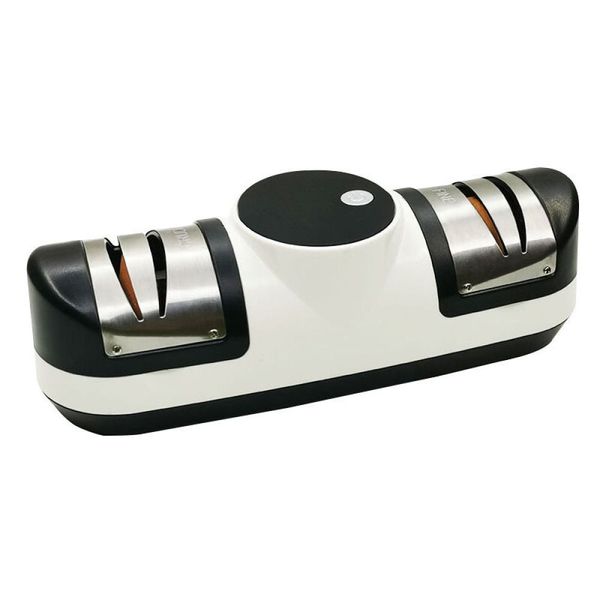 Knife Sharpener, 2-Stage Diamond and Ceramic, Electronic Display