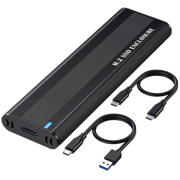 M2 SSD Case NVME SATA Dual Protocol M.2 to USB Type C 3.1 SSD Adapter