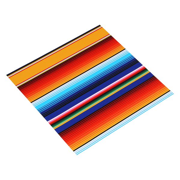 Rainbow stripe adheisve craft vinyl sheet and roll RSC-Y12
