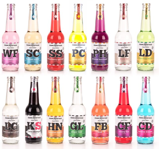 Fehmz Mocktails - Mixed Flavours - 24 Bottles
