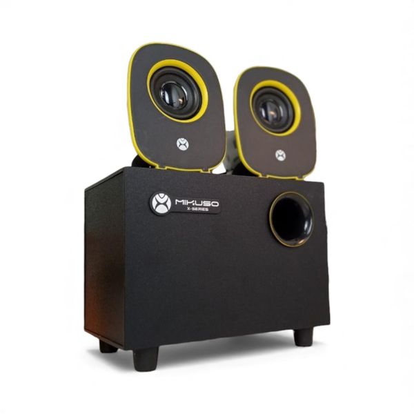 Mikuso Hifi 2.1 Subwoofer Multimedia wired Laptop PC Speaker XS-030