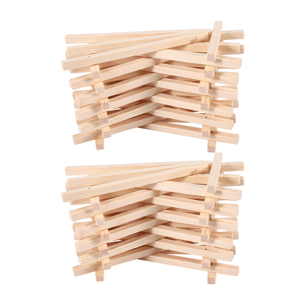 24 Pack Mini Wood Display Easel Wood Easels Set For Paintings Craft