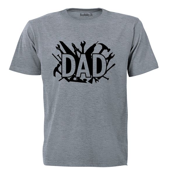 Dad - Tools Silhouette - Adults - T-Shirt