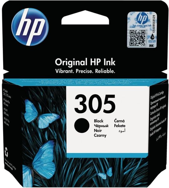 HP 305 Original Ink Cartridge Black