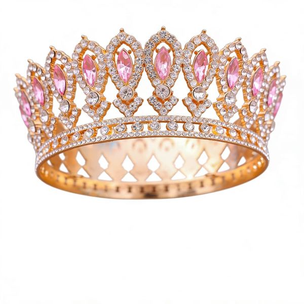 Tiara Crown Women's Crystal for Girls Vintage Sparkling Bridal Tiaras