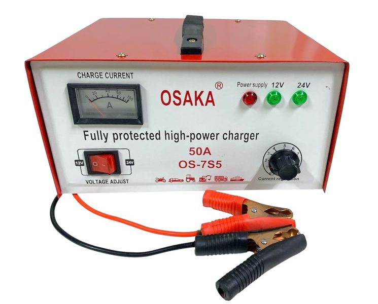 Osaka 12V/24V 50A Full Automatic Quick Battery Charger(OS-7S5)