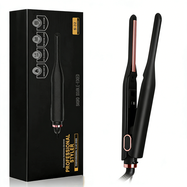 Thin hair straightener multifunction styling tool, mini hair straightener