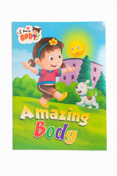 Amazing Body Preschool Activity &amp; Story Book-32 Pages-12 x Story Books