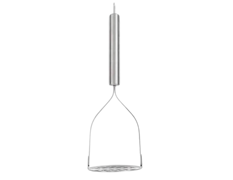 Stainless Steel Oblong Masher - Pack of 6