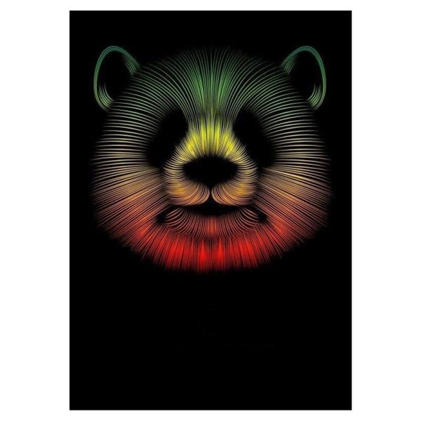 Colorful Panda - A1 Poster