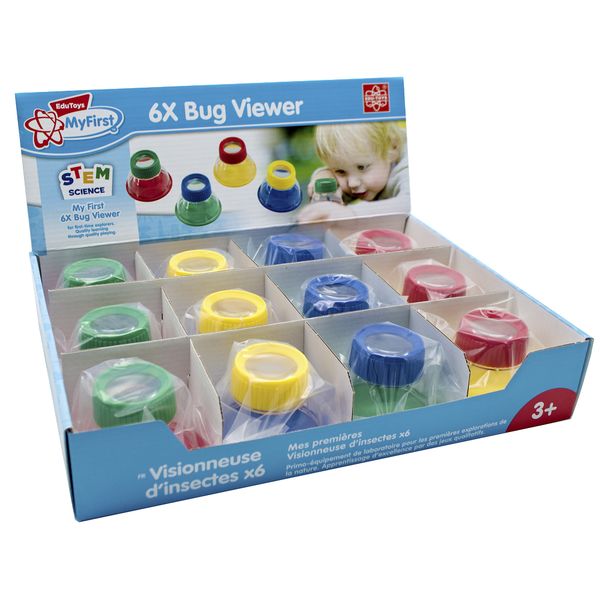 Edu-Science My First 6x Bug Viewer: 12 Pieces
