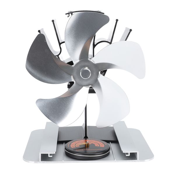 Kerosene Fan Vertical Thermal Temperature Five Blade Gold