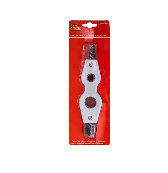 Tork Craft - Pipe Cleaner &amp; Deburer Tube Brush 15 &amp; 19mm - 3 Pack