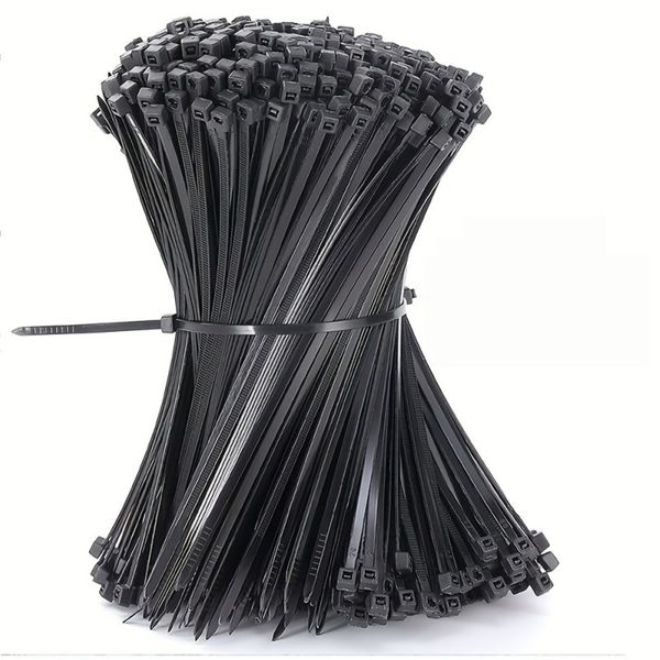 Self-Locking Nylon Cable Ties / Fasteners With Anti-Slip Design