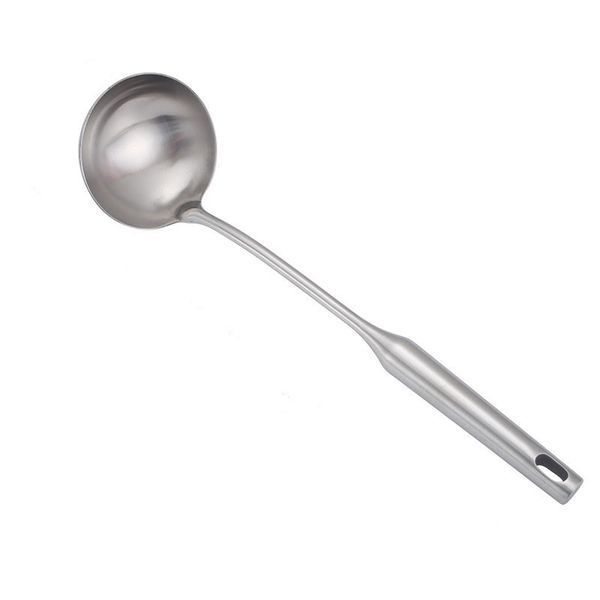 Integrally Formed Stainless Steel Large Capacity Rice Spoon Kitchen Utensil