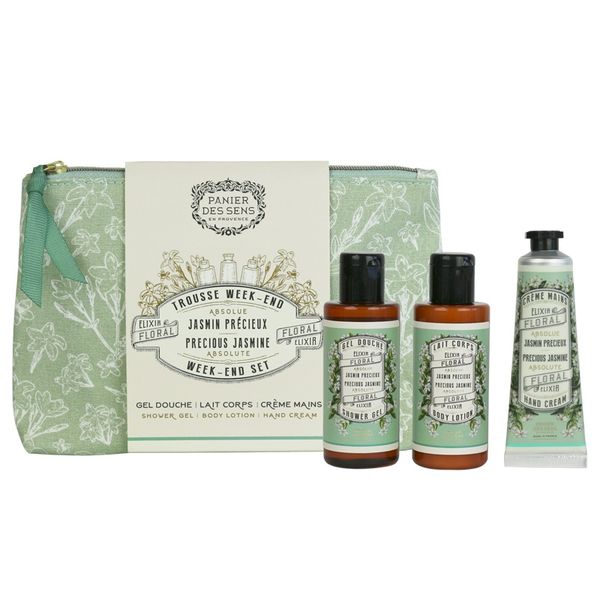 Panier des Sens - Jasmine Travel Set - Shower Gel, Body Lotion, Hand Cream