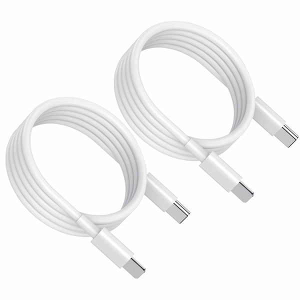 Pack of 2 105cm Type-C To Type-C USB Charging Cables