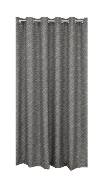 Schulman's Home -Ella Peyton Eyelet Lined Curtain (Teal)