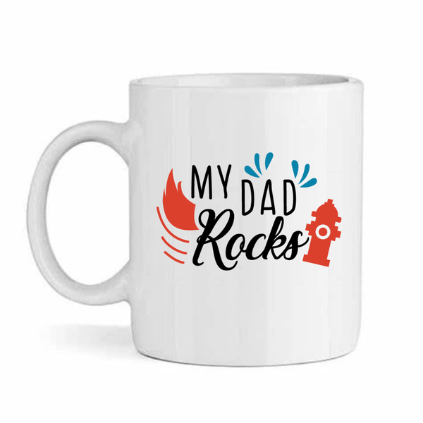 My Dad Rocks - Father's Day-Valentines-Birthday-Christmas Pack Mug