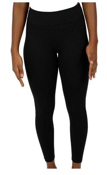 High-Waist Fitness Gym Leggings - Black