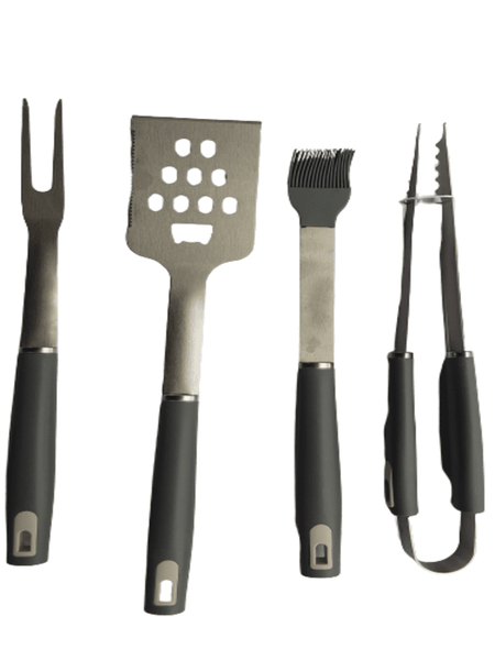 4 Pcs Stainless Steel Profession Barbecue Tools