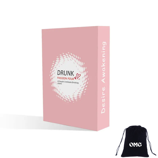 OMG - Drunk Passion Pour Couples Card Game with OMG Pouch