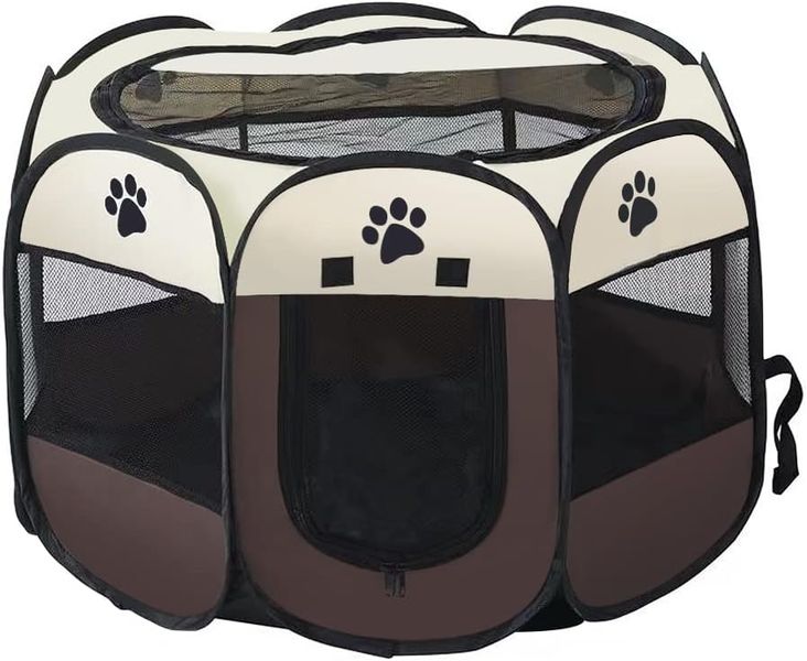 Pet Playpen for Dog/Cat Foldable Puppy Exercise Kennel Tent - Large