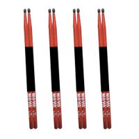 Vic Firth VFN5BR - 5B Nova Drum Sticks - Red - Pack of 4