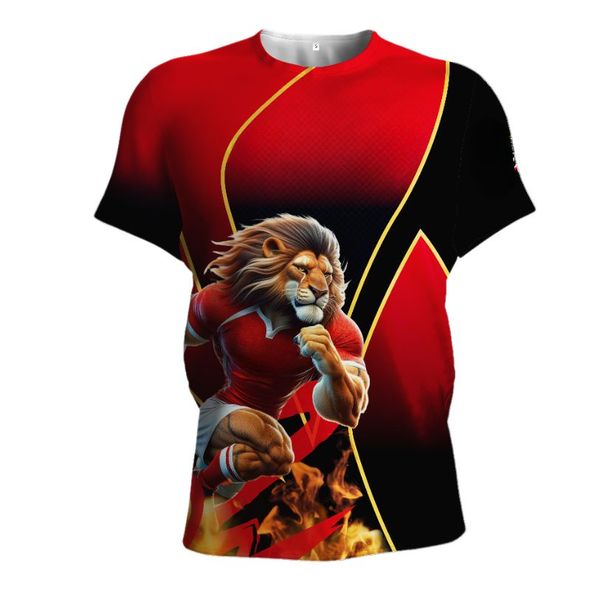 3D Sublimation Printed Rugby Supporter T-Shirt