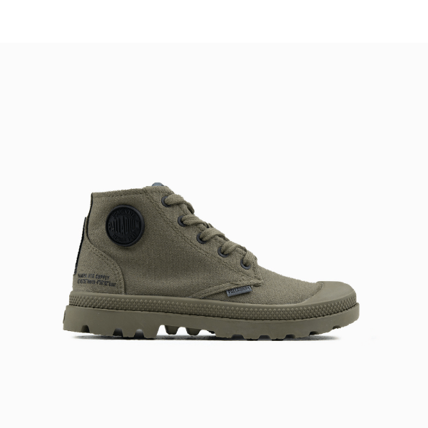 Palladium Pampa KIDS Boots - Olive Night