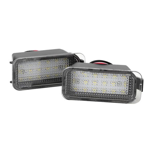 DYB Number Plate License Panel Lights 10-DC12V 18 LEDs 1 Pair 3200K