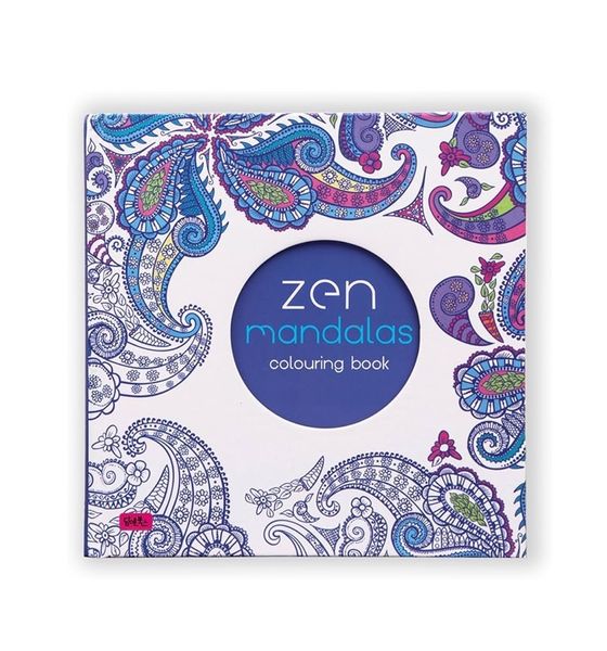 Find Your Inner Peace: 24-Page Zen Mandalas Creative Colouring Book