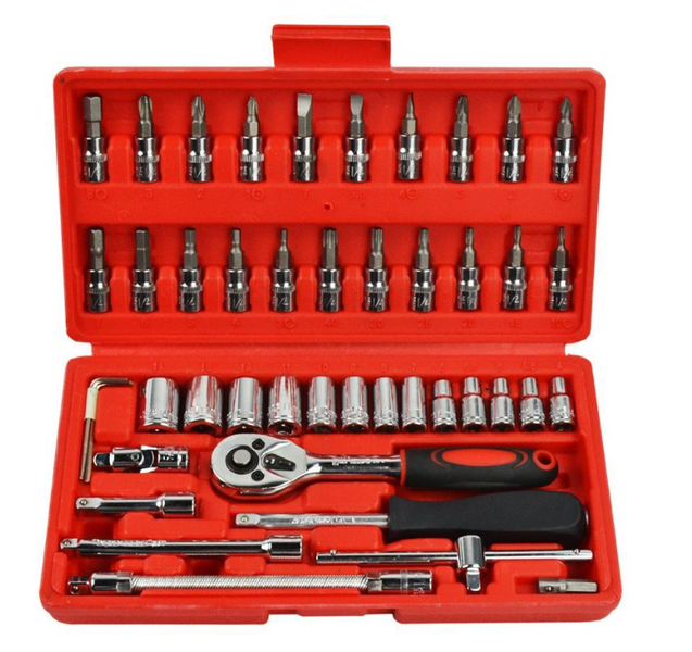 CR-V 46 Piece 1/4" Socket Set