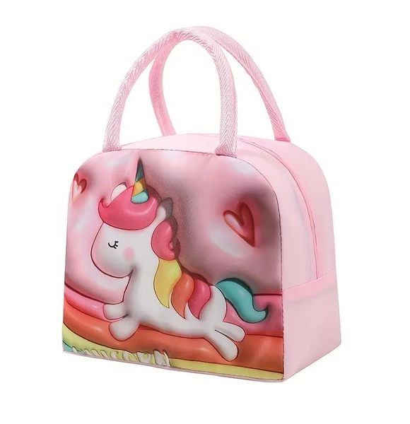 Unicorn Thermal Insulation Lunch Bag Pink