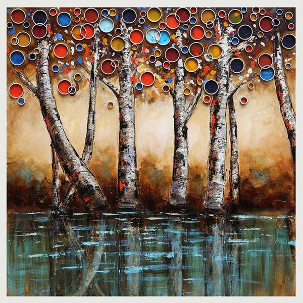Oil Painting Art - Enchanted Forest 100x100