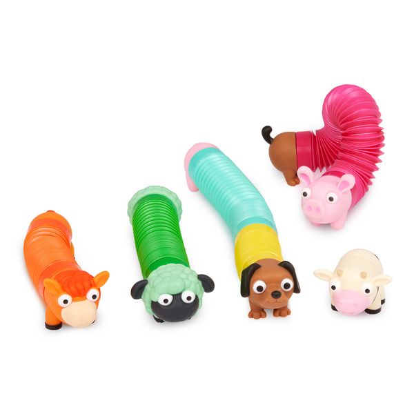 Battat Li'l Barn Buddies Mix &amp; Match Sensory Tube Set