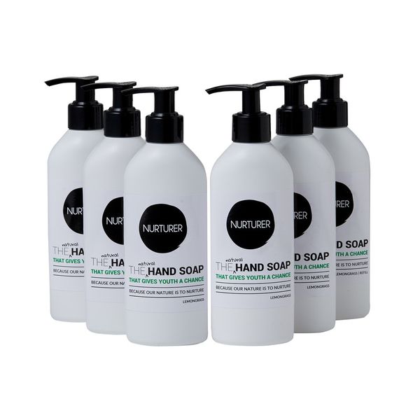Nurturer - Hand Soap Combo (Lemon Grass) - 6 x 250ml