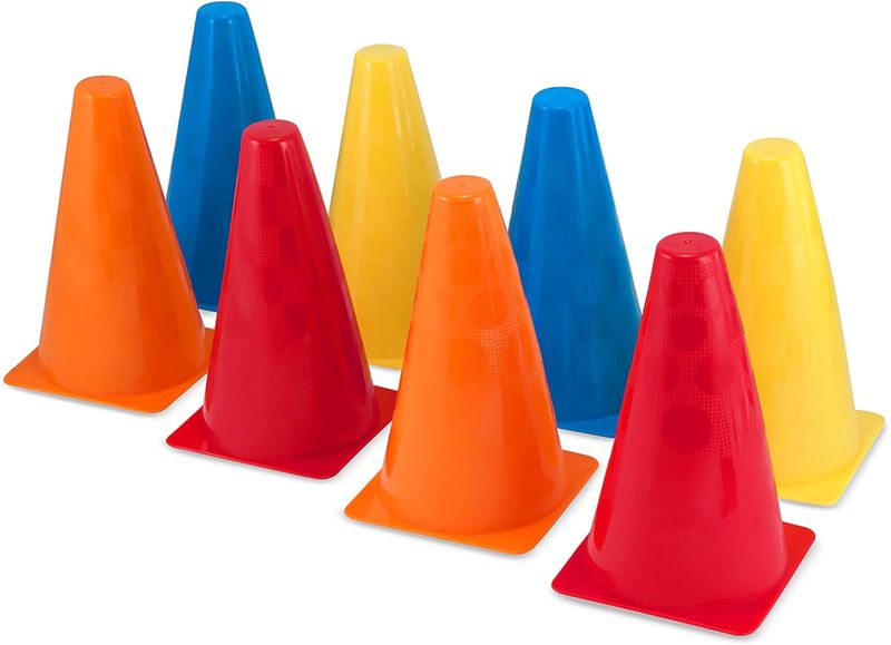 Melissa &amp; Doug Activity Cones (8 Piece Set)