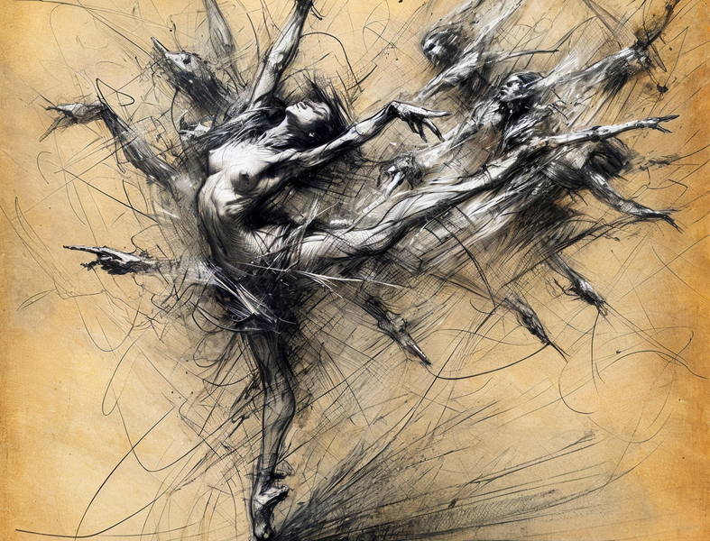Modern Canvas Wall Art Home Decor - Ballerina